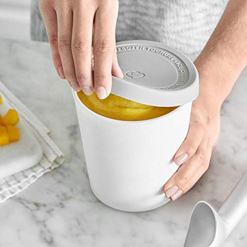 SPRINGLANE Eismaschine Elli 1,2 L mit selbstkühlendem Kompressor 135 W inkl. Aufbewahrungsbehälter 2er-Set, Eiscrememaschine aus Edelstahl mit entnehmbarem Eisbehälter, inkl. Rezeptheft – Bild 6