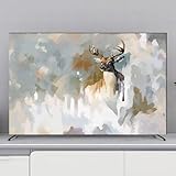 COMPATIBILITÉ UNIVERSELLE: La housse de télévision convient aux téléviseurs LCD plats/incurvés de 32 à 80 pouces, ce qui protège parfaitement l'écran de votre téléviseur. Vous pouvez l'utiliser for recouvrir vos téléviseurs de bureau, muraux et à écran incurvé. Veuillez vérifier les mesures de votre téléviseur for garantir la compatibilité!