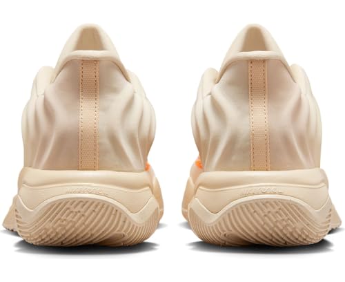 Nike Giannis Immortality 4 Basketball Shoes (FQ3680-200, Light Khaki/Alabaster/Total Orange/White)3