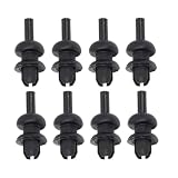 7903077159 8 pezzi clip di corda per ripiano per bagagliaio posteriore nero per Opel Corsa per F 2019 2020 2021
