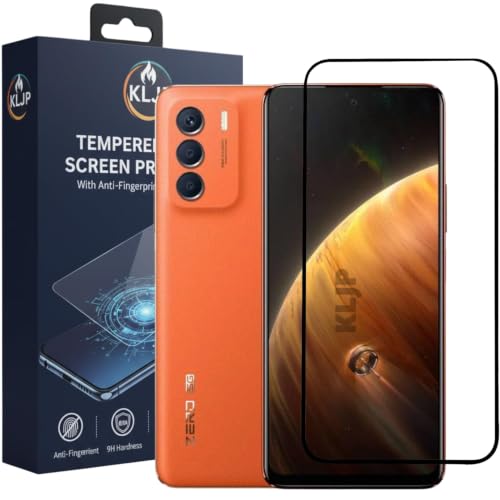 Image of Premium Military-Grade Gorilla Tempered Glass For INFINIX ZERO 5G With Installation Kit | Edge to Edge Coverage | Black