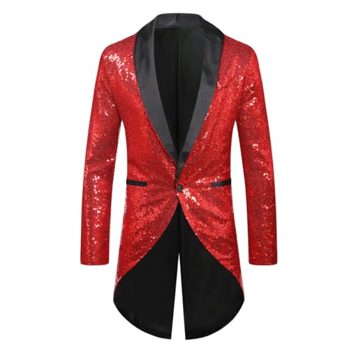 Blazer à un bouton brillant et veste de costume pour mariage et gala