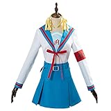 Weixu Anime Suzumiya Haruhi No Yuuutsu Cosplay Suzumiya Haruhi Costume Jk Uniform Top Skirt Outfit Halloween Carnival Suit XL