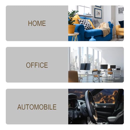 Image of Convenient Double Sided Foam Tape - Strong Adhesive Mounting Tape for Indoor & Outdoor Use, Super Strong Adhesive Waterproof Grey Pads, 24 Round & 12 Square (Grey)