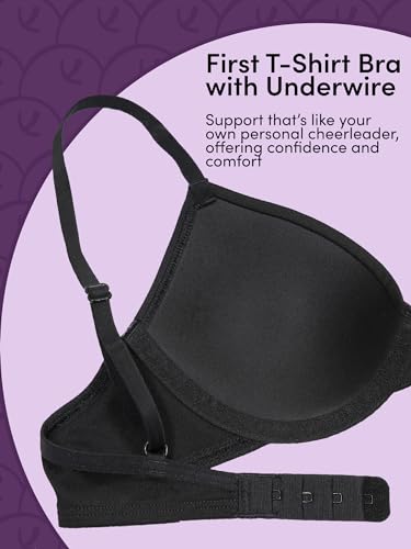 Fruit of the Loom Girls' First T-Shirt Bra with Underwire3