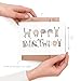 Cat Birthday Card, Happy Birthday Cat Card (Premium Quality Card, Handmade)