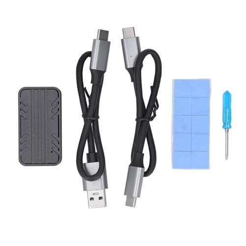 Carcasa portátil aluminio para disco M.2 NVME SSD miniatura 1