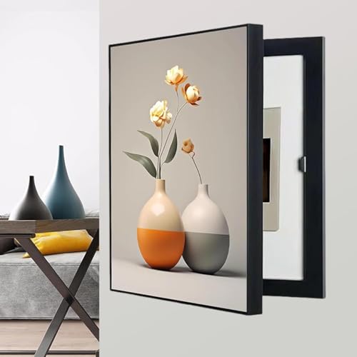 Electrical Panel Cover, Decorative Removable Fuse Box Cabinet for Hidden Electric Meter