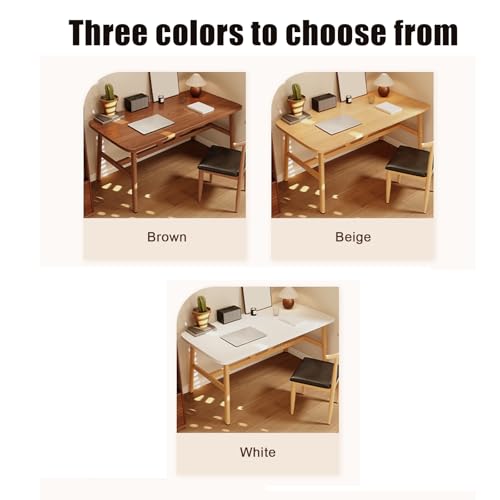 Bureau jaune moderne en acier carbone table d'étude compacte - 4