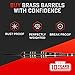 Whimlets Darts Metal Tip Set - Darts Steel Tip Set Professional with Brass Barrels, Professional Darts with Extra Aluminum Shafts, Flights + Dart Tool and Sharpener + Pro Darts Guide and Gift Case