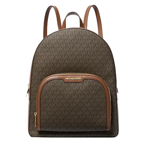 Michael Michael Kors Mochila com logotipo Jaycee, Marrom, X-Small, Mochila