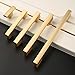 Amerdeco 10 Pack Brushed Gold Cabinet Pulls 3 Inch(76MM) Hole Centers Kitchen Cabinet Handles Hardware Kitchen Handles for Cabinets Cupboard Handles Drawer Pulls