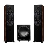 Fluance Ai81 Powered Floorstanding Tower Speakers and DB10 10