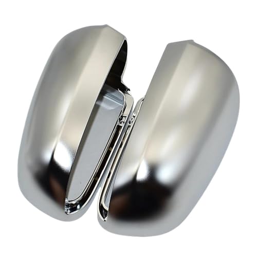 Coque de rétroviseur pour Audi A4 B6 B7 A6 C6 S4 2003-2007 boîtier argent mat 2 pièces
