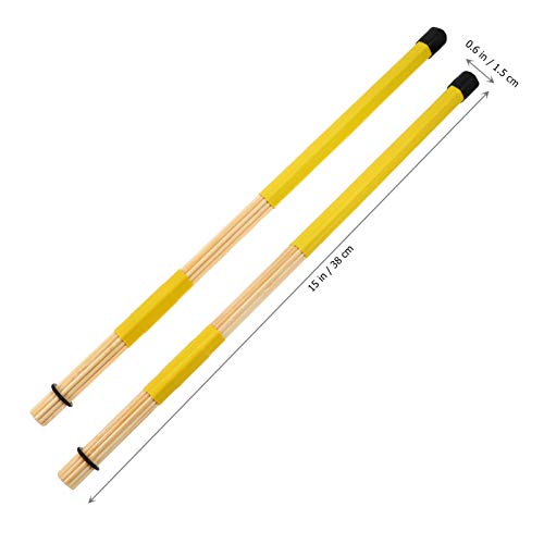 ARTIBETTER 1 par de Baquetas de Madeira Baquetas de Percussão Acessórios para Instrumentos Musicais