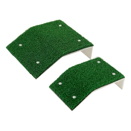 Dranvosk 2PCS Pet Pool Escape Ramp with Suction Cups | Floating Ladder Platform for Cats Ducks and Wildlife | Frog Saver Pads,Outdoor Duck Ramp for Pool,Critter Rescue Pool Ramp