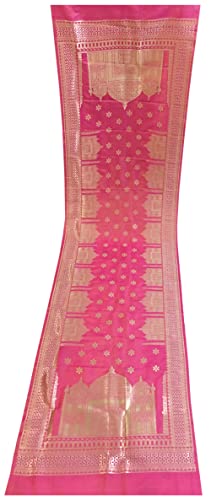themilestocks Indian Bridal Wedding Pakistani Banarasi Women Woven Cotton Silk Veil Dupatta Stole Chunni Shawl Scarf
