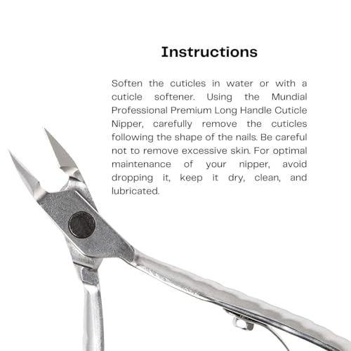 Mundial Cuticle Nipper Professional Long Handle