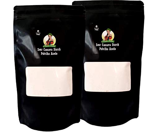 Polvilho Azedo 2x400 g amidon de manioc de qualité supérieure pao de queijo