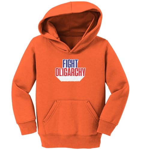 Tcombo Fight Oligarchy - Democrat Liberal Toddler/Youth Fleece Hoodie2