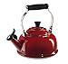 Le Creuset 1.7 qt. Whistling Kettle Bundle with 14 oz. Set of 4 Holiday Mugs - Cerise