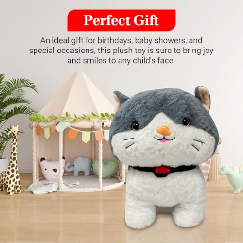 Image of ADORA Cute Cat Soft Toy | Super Soft Stuffed Cat Plush Teddy | Adorable Small Cat Teddy Bear for Kids & Girls for Birthday & Special Occasions