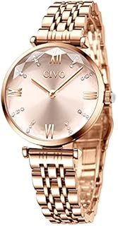 CIVO Women Watches Ladies Waterproof Stainless Steel Minimalist Analogue Rose Gold Wrist Watch Dress Elegant Casual Classic Simple Watch for Women Ladies Girls