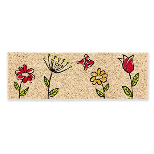 ASTRA Paillasson intérieur Nature - Tapis Coco antidérapant Tapis Coco antibactérien résistant - paillasson 25x75 cm - Tapis Anti-salissures 100% Coco