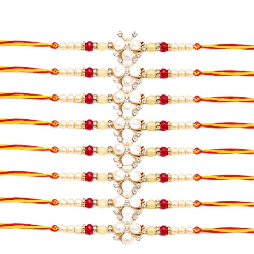 Image of Set for Brother Set of 2, Designer Peacock Rakhi for Brother Boy Men, Premium Kalash Raki for Bhaiya, Traditional Rakshabandhan Rakhis with Best Wishes Card and Tillak Set, Thread (okk)