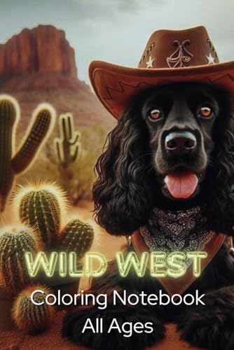 Embark on a Western Adventure with the 'Wild West' Easy Coloring Notebook with Max, where you'll explore 80 pages of easy designs inspired by the Wild ... landscapes with Max at every turn.......
