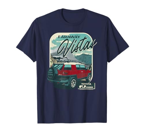 Toyota Iconic FJ Cruiser Faraway Vistas Vintage Big Poster T-Shirt
