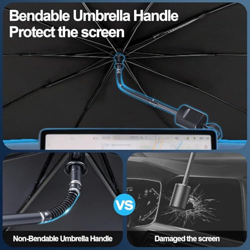 Parasol de coche para Jeep Renegade protector de parabrisas plegable 6