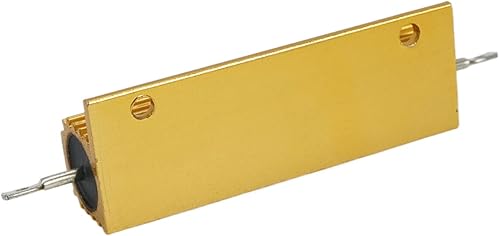 Miniatura 3 de Tsnamay Carcasa de aluminio de resistencia de 100 W, 2 ohmios, chasis enrollado con alambre, 2 piezas