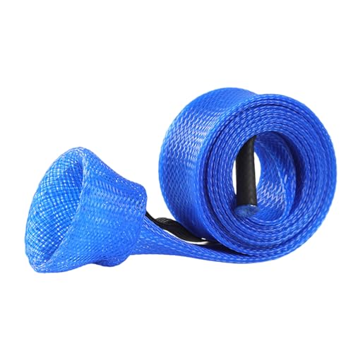 CAUNLA Castings Spinnings Fishing Rod Storage Sleeves Braided Meshs Rod Cover Protector Protective Rod Socks Fishing Accessory, Royal blue