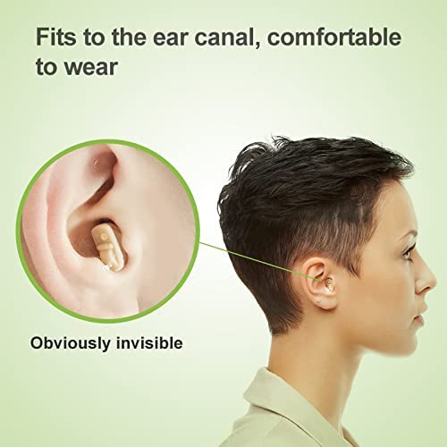 A Pair Of Cic Digital Hearing Amplifier Invisible Ear Sound Amplifier Itc Hearing Amplifier Enhancer Wireless Portable For Adults Small And Tiny… (A Pair Red Blue) #TOP4