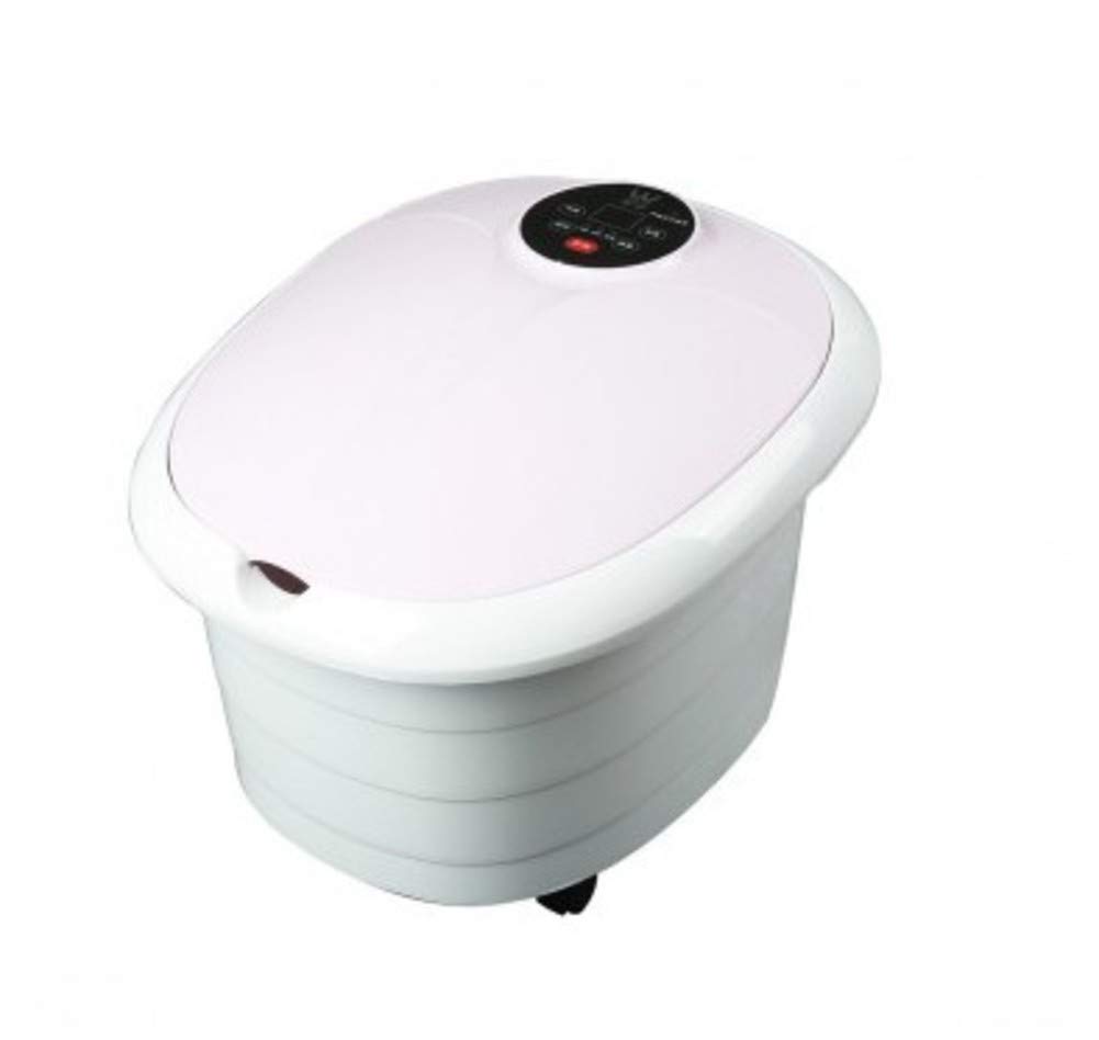 UYDJAKX Masajeador de SPA para pies, baño de pies con Masaje auático, bañera para pies con Calor, pedicura, 6 Rodillos de Masaje, Cubo para Lavabo, salón en casa Star of Light