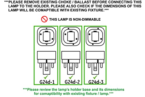 Image of LEDVANCE Osram 10 Watt G24d Led Value Stick PL Lamp Cross Pin 230V- Cool White 6500K- Pack of 10