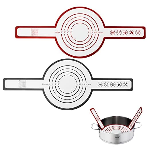 2pcs Silicone Baking Mat, Bread Baking Mat with Long Handles Reusable Silicone Sourdough Bread Sling Silicone Dutch Oven Liner Non-Stick Round Bread Baking Sheets Baking Mat for Dough Parchment Paper