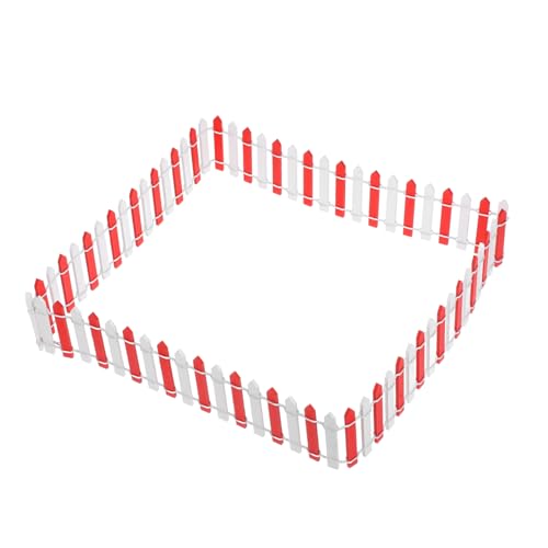 Sosoport Mini Staccionata per Recinzione Esterna Decorazioni da Giardino Bordatura per Paesaggi in Miniatura Recinzione Fai da Te per Accessori da Giardino