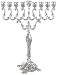 Silver Plated Traditional Menorah 19.5" x 15.5"