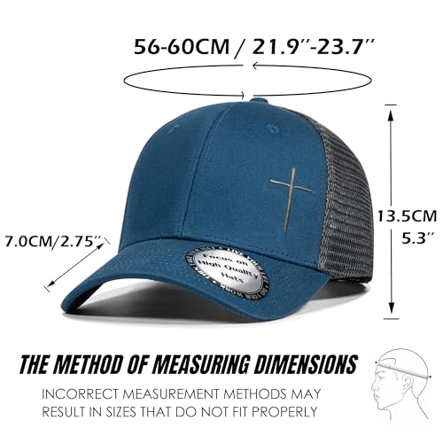 Image of Christian Hats for Men Women,Jesus Cross Hat Christian Religious Gifts for Birthday /Christmas