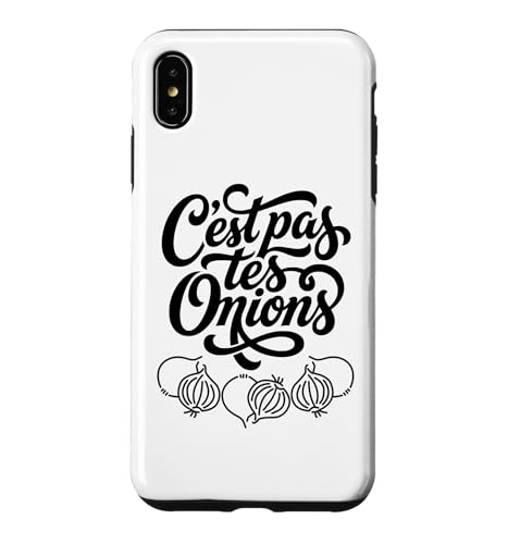 C'est pas tes Oignons �t�����X��C�f�B�I�� ����ȃ��[���A �X�}�z�P�[�X iPhone XS Max �p