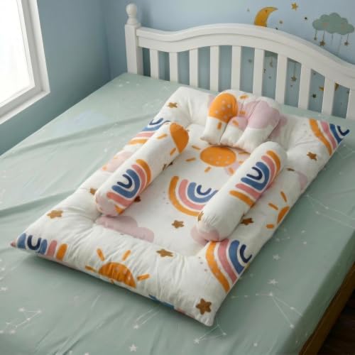 Image of StarAndDaisy Newborn Baby Bedding Set, Baby Bed Soft & Breathable, Godari Boys & Girl Design.