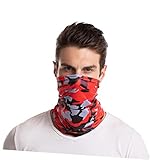 OATIPHO 6stücke Teiliges Kreative Camouflage Multifunktionale Gesichtsbedeckung Für Sport Und Outdoor-aktivitäten Atmungsaktive Sonnenschutz Für Und Rot Blau Dunkelgrün