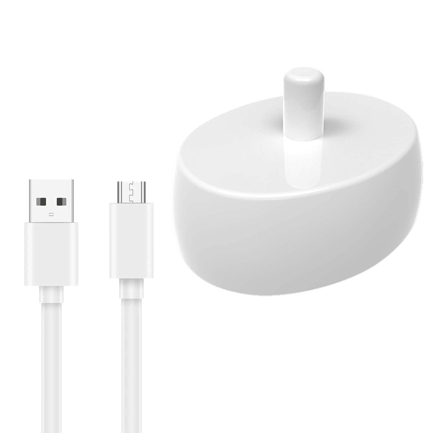 Carregador USB para Escova de Dentes Elétrica Oral-B, Base Portátil e Resistente à Água para Viagens - Carregamento Rápido e Seguro