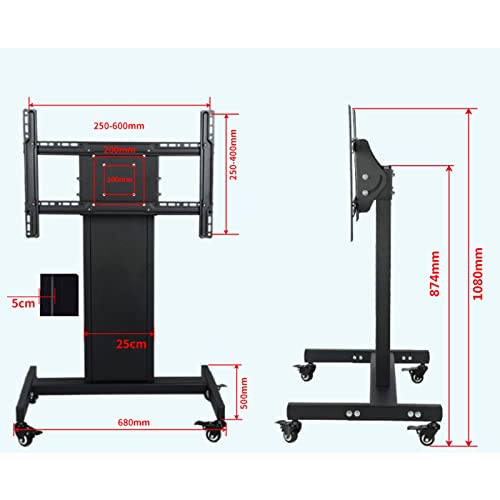 Soporte móvil para TV 32-65 pulg con ruedas ajustable miniatura 2