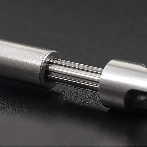 Fauge 2Pcs Steel Drive Shaft for 1/10 RC Crawler TRX4 TRX6 Axial SCX10 Wraith Capra D90 TF2 Redcat GEN8,A - Thumbnail 2