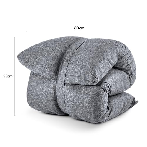 Futon Almofada Dobrável de Espuma Solteiro Grafite 170 * 60 * 11