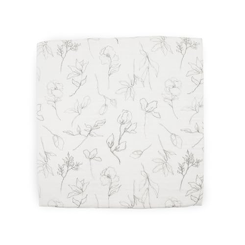 Image of Little Unicorn 100% Certified Natural Organic Cotton Muslin Swaddle Blanket 2 Pack | Giftable Set of 2 swaddles (Magnolia)
