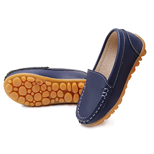 Image of RVROVIC Kids Girls Boys Slip-on Loafers Oxford PU Leather Flats Shoes(Toddler /Little Kid)